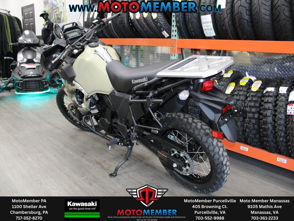 2026 Kawasaki Klr®650 Adventure Abs Cypher Camo Beige alt