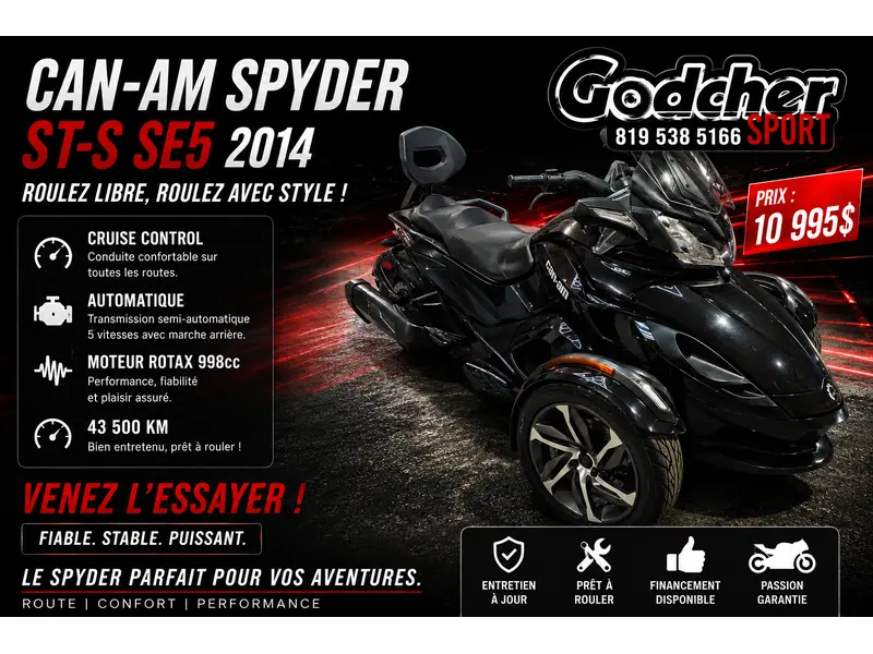 Can-Am SPYDER ST S SE 5 2014