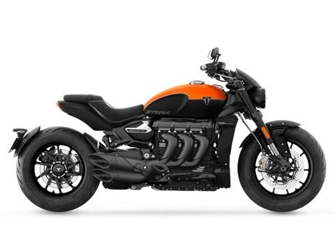 2026 Triumph Rocket 3 Storm R - Satin Baja Orange / Matt Black alt
