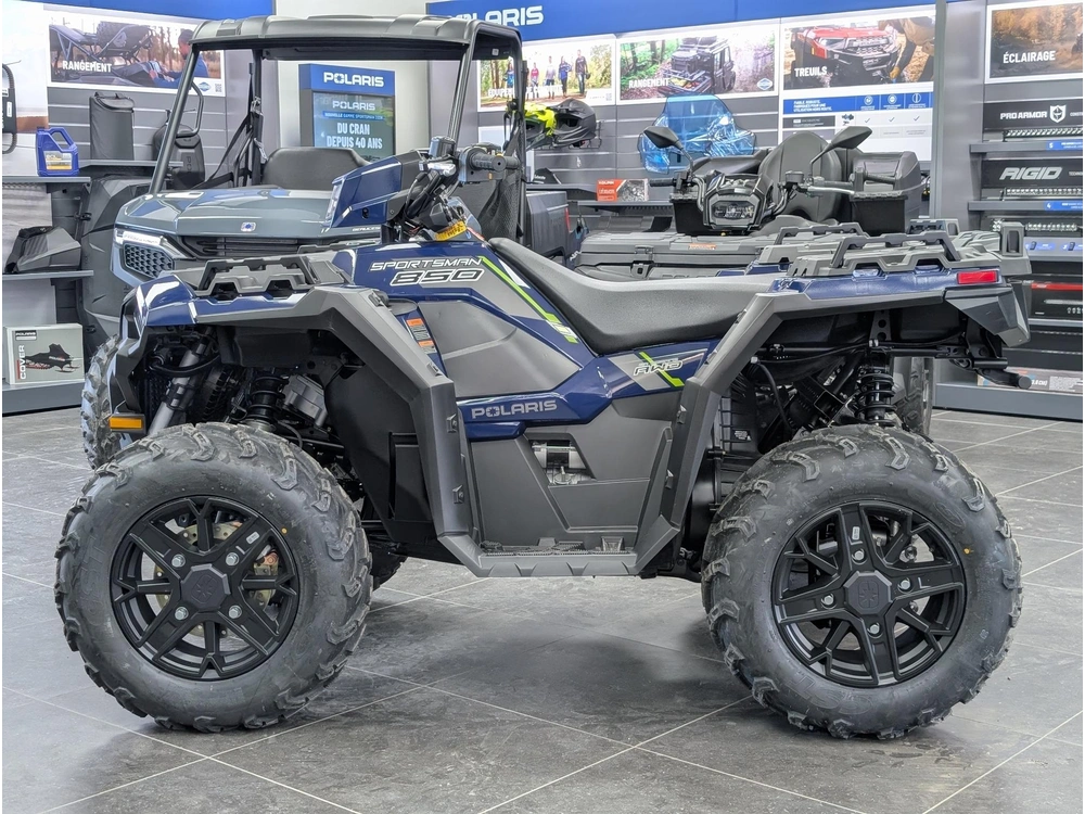 2026 Polaris Sportsman 850 Premium Springfield Blue | 🌍 Concurrents : Outlander 850 / Cforce 1000 🌍 | alt