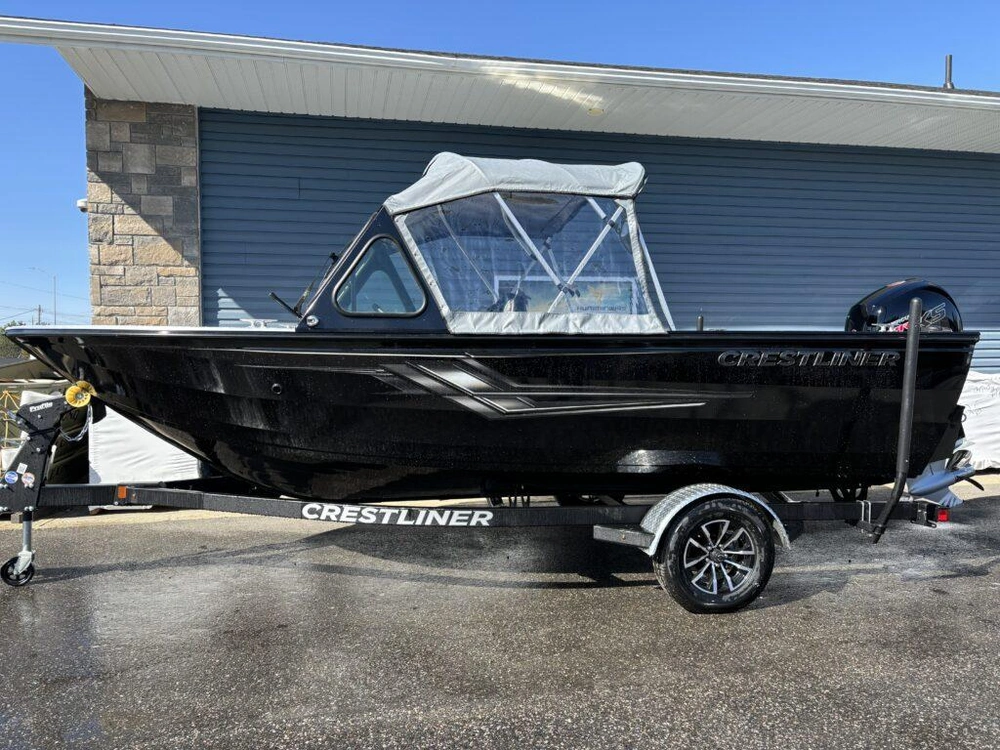 2025 Crestliner 1850 Commander Elite W/150 Pro Xs & Deluxe Trailer alt