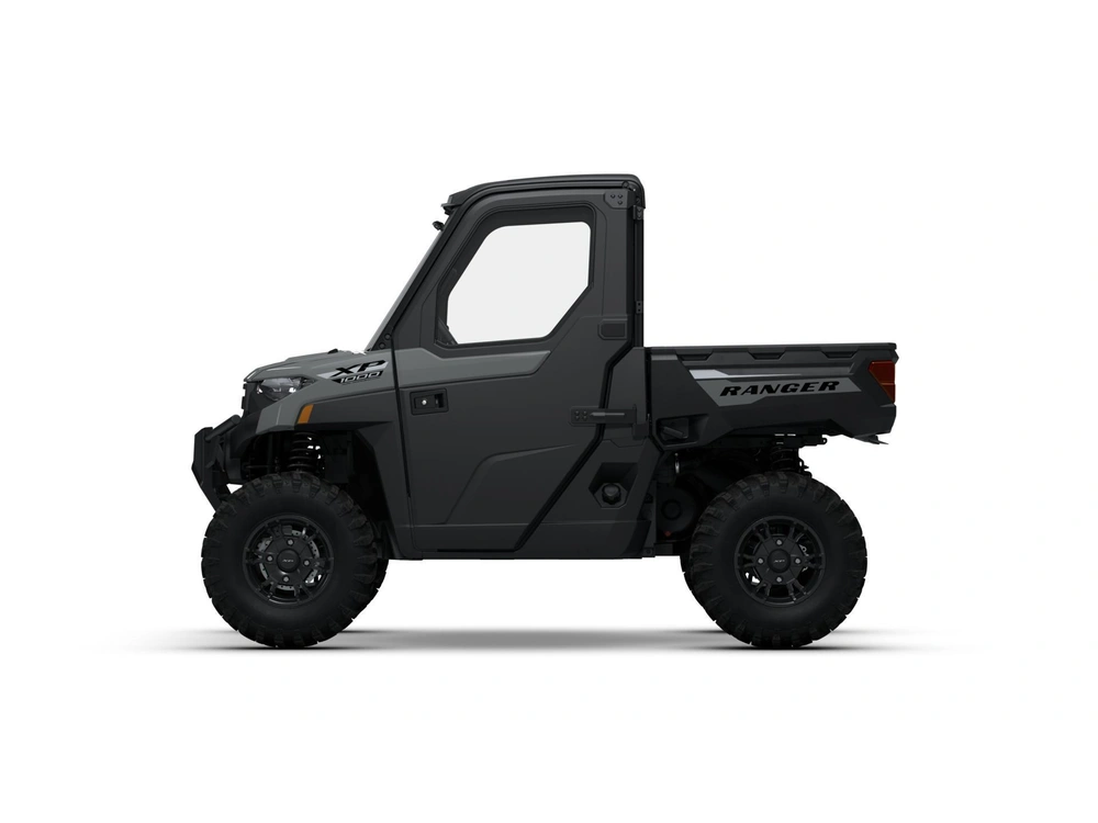 2027 Polaris Ranger Xp 1000 Cab - Avalanche Gray 🎯 Utv Cabine 1000cc Travail 4 Saisons Chauffé Prix Abordable Defender Ranger Qualité 🟢 alt