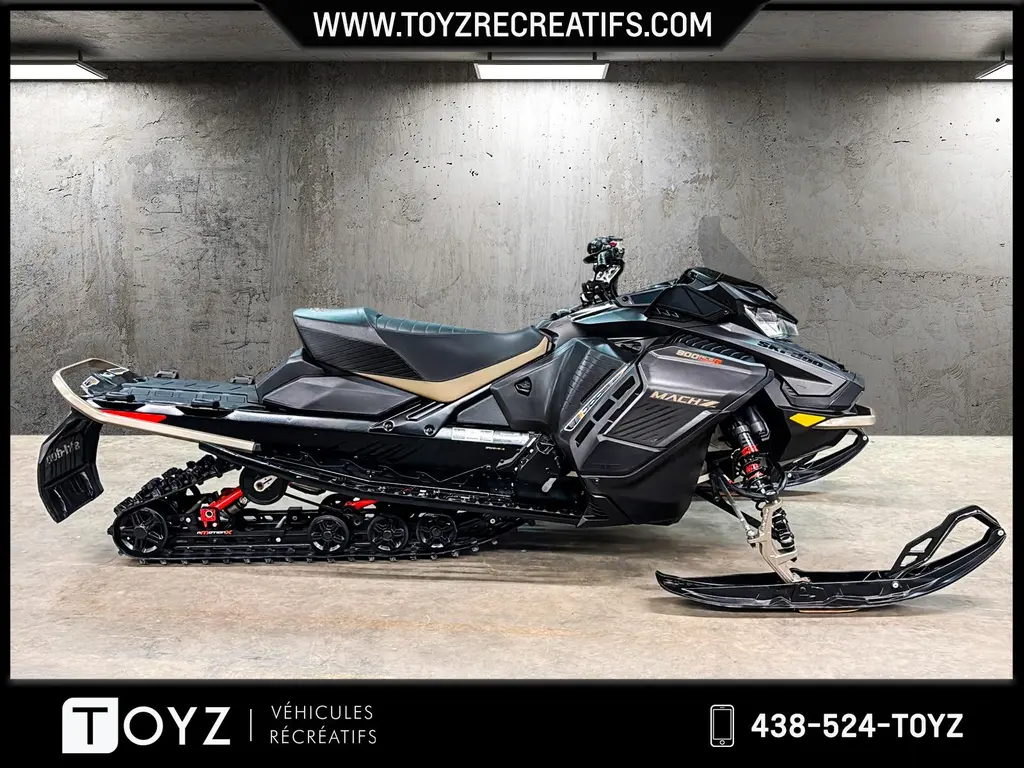 Ski-Doo MACH Z 900 TURBO R 180 HP SMART SHOX 2022 - TRÈS BAS MILLAGE !