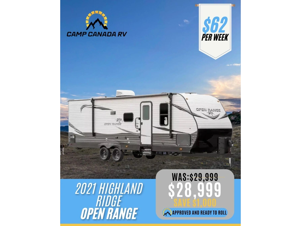 2021 Highland Ridge Rv Open Range 26bhs alt
