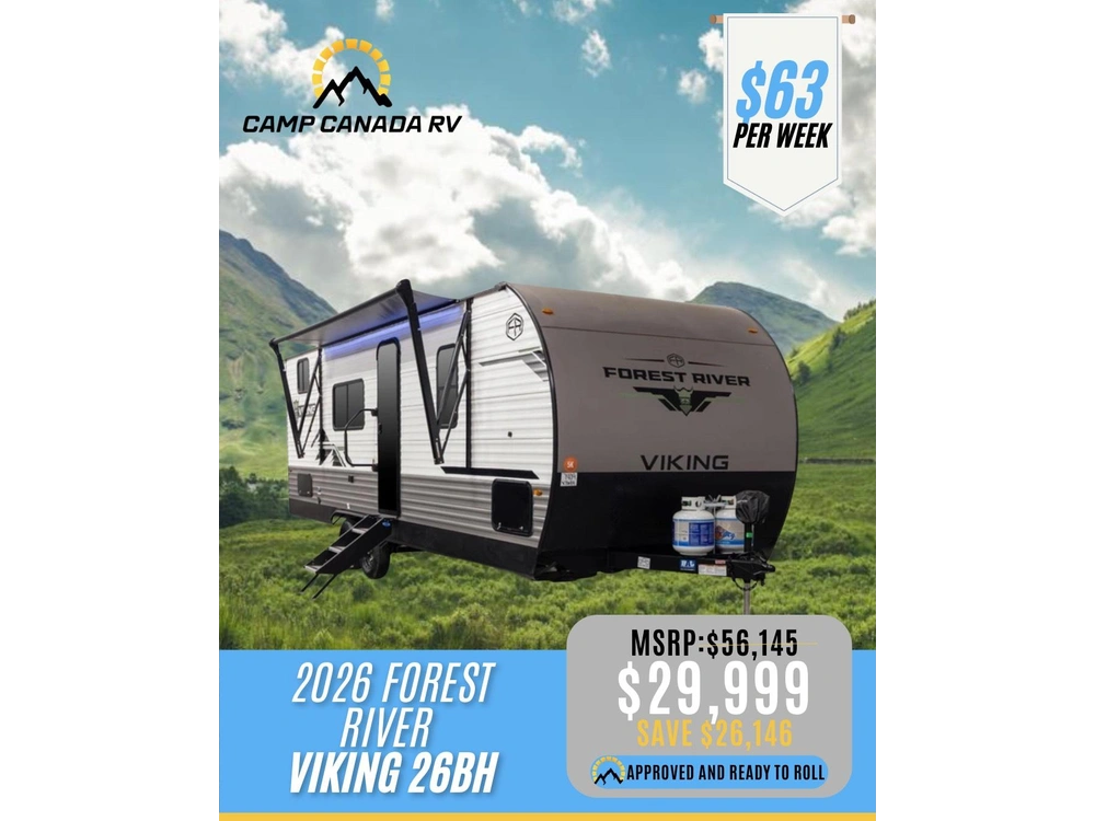 2026 Forest River Viking 26bh alt