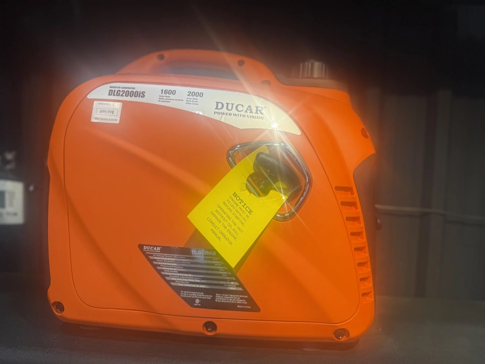 None Ducar 2000w Inverter Generator, 3hp, Dual Fuel (lpg / Gasoline) alt