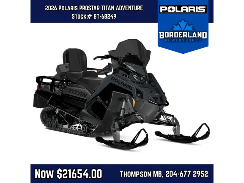 2026 Polaris SNO-PROSTAR TITAN ADVENTURE