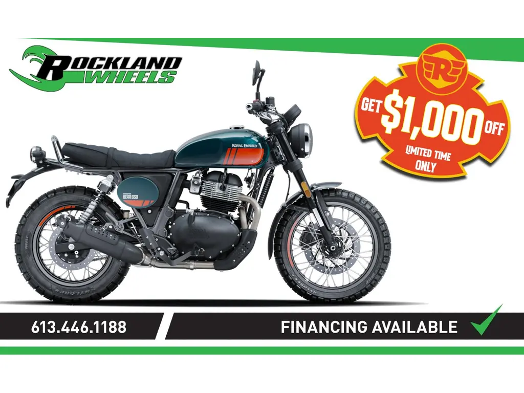 2025 Royal Enfield INTERCEPTOR BEAR 650 - PETROL GREEN 