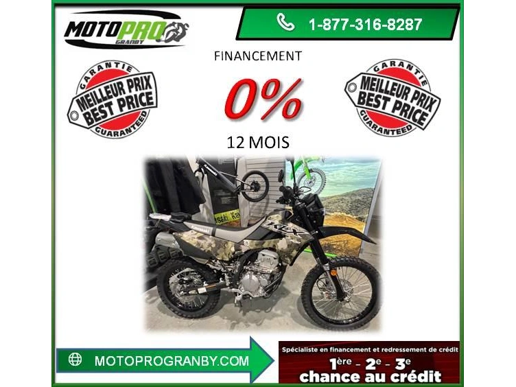 2026 Kawasaki Klx300 Klx300 Klx 300 Camo Semi Route alt