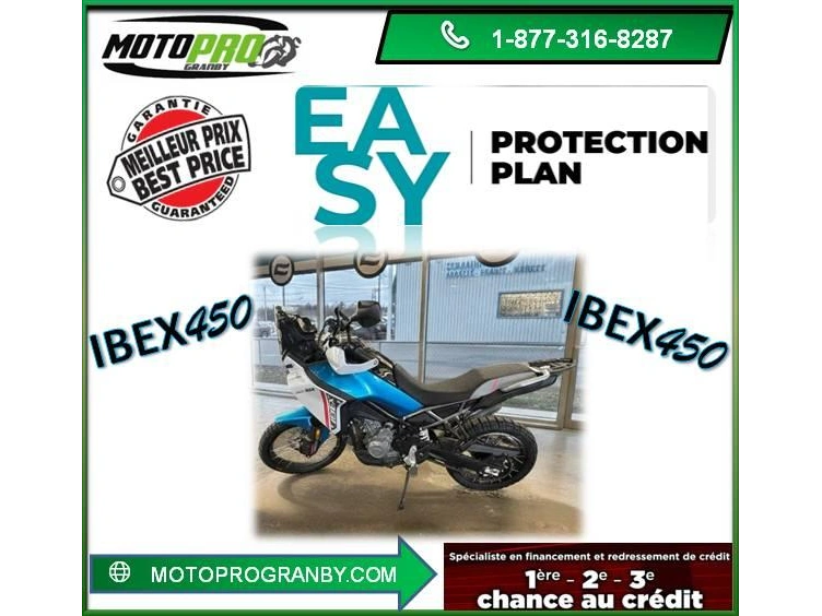2026 Cfmoto Ibex 450 Ibex 450 Ibex450 Leger Semi Route Aventure alt