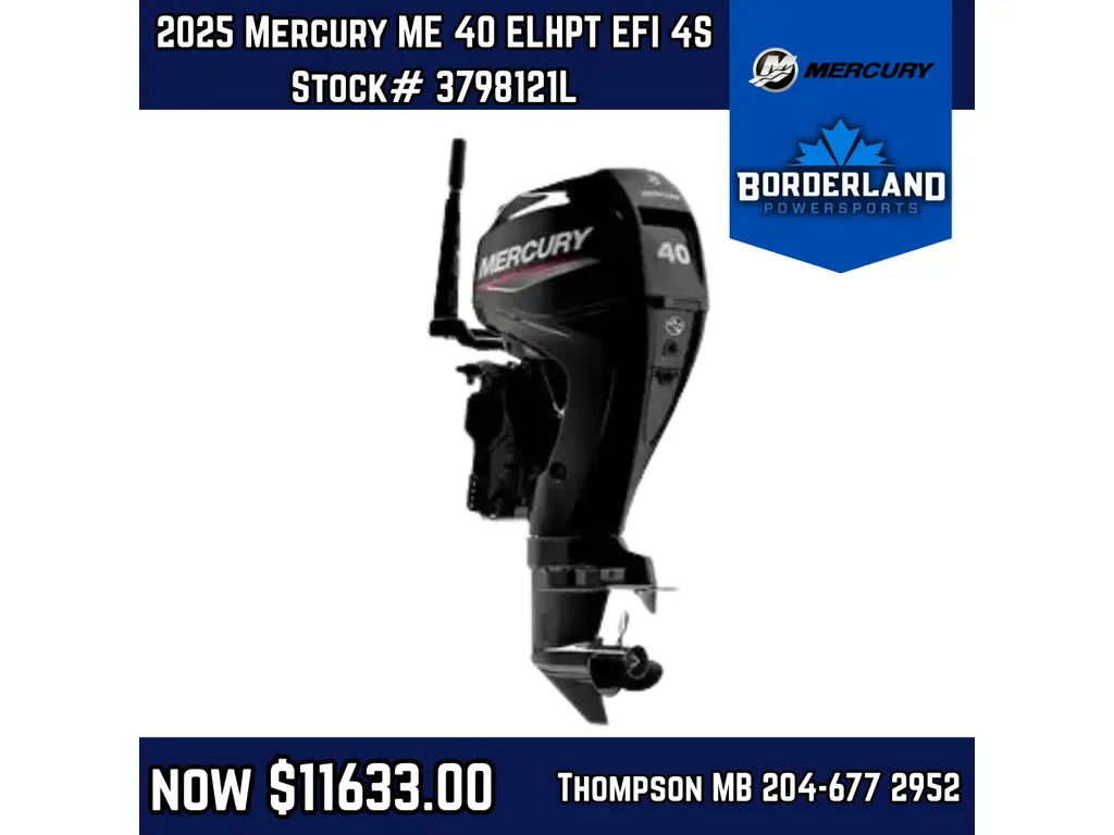 2025 Mercury ME 40 ELHPT EFI 4S 