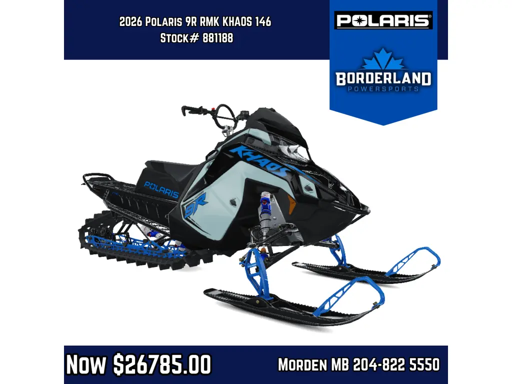 2026 Polaris SNO-26 9R RMK KHAOS 146 Patriot 9R 