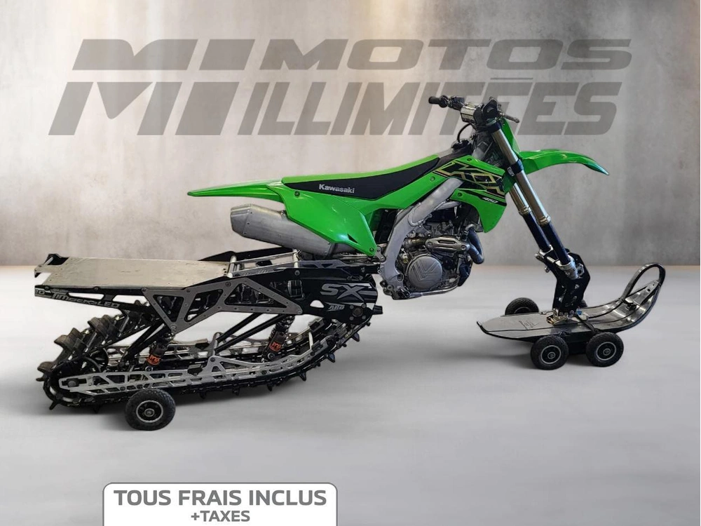 2021 Kawasaki Kx450 Et Timbersled Sx120 alt