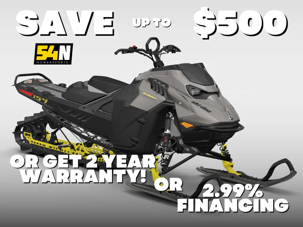 2026 Ski-Doo SUMMIT ADR w/ EDGE Pkg 154 850 E-TEC PowderMax FlexEdge 2.5" SHOT 