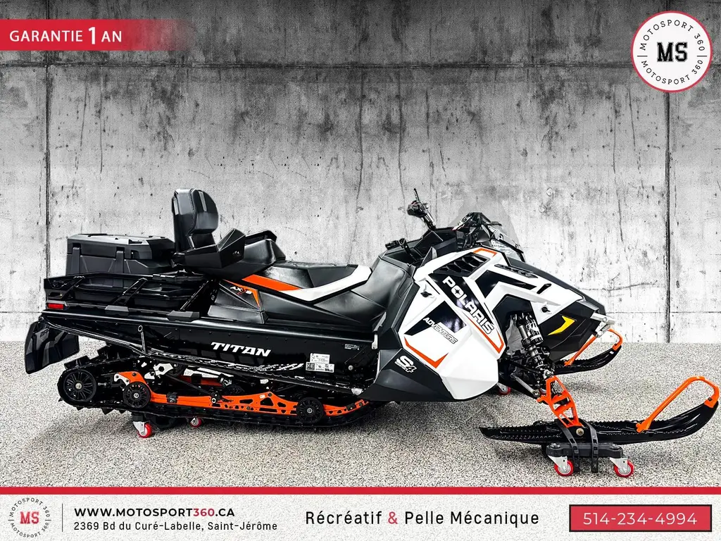 2023 Polaris TITAN ADVENTURE 155'' PROSTAR S4 - SEULEMENT 860KM - IMPECCABLE!!!