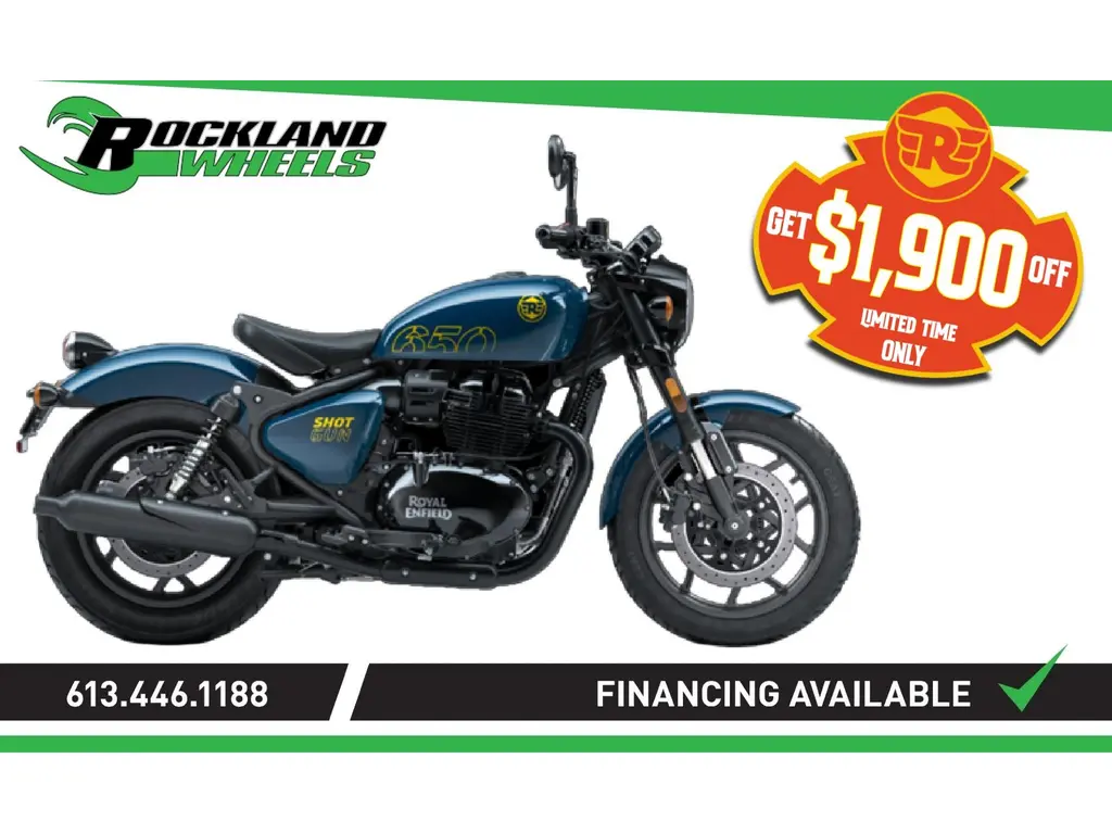 2024 Royal Enfield SHOTGUN 650 - PLASMA BLUE