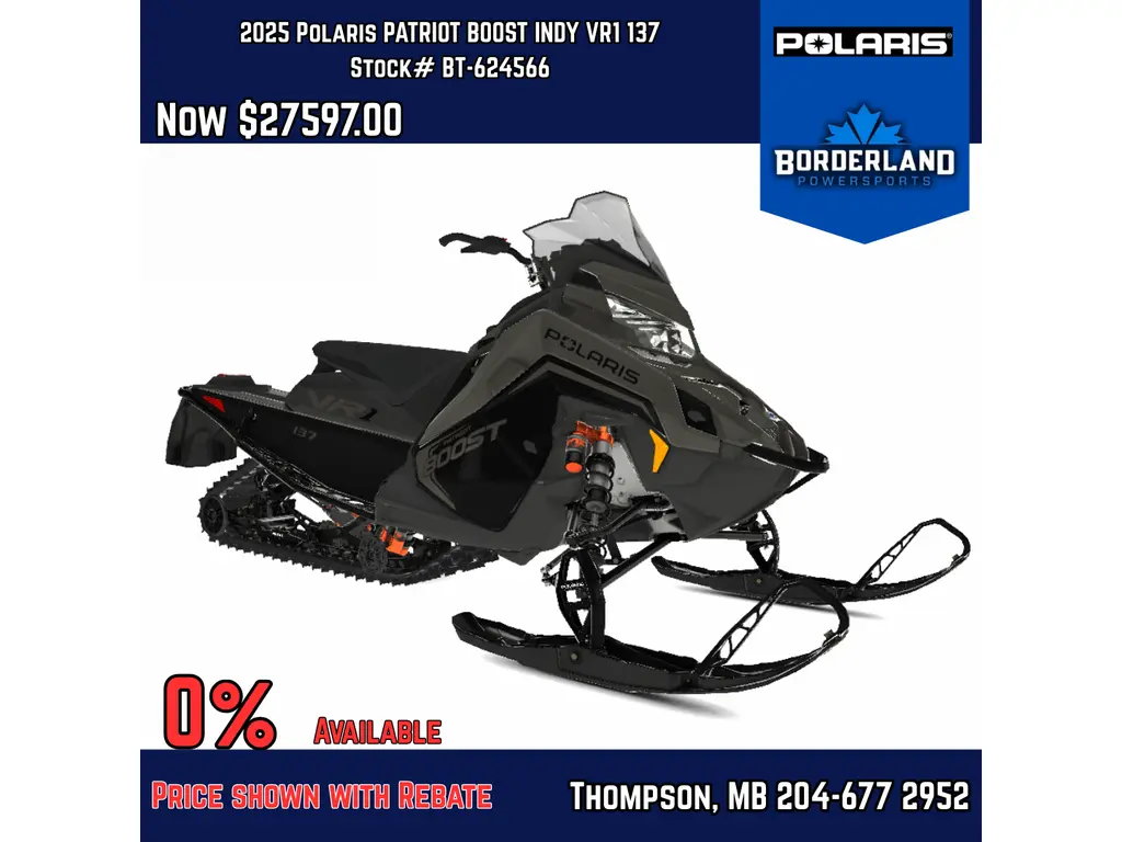 2025 Polaris PATRIOT BOOST INDY VR1 137 Boost