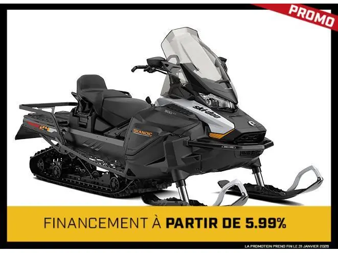 2026 Ski-Doo SKANDIC LE 24'' 600R E-TEC Silent Cobra 1.5'' E.S.