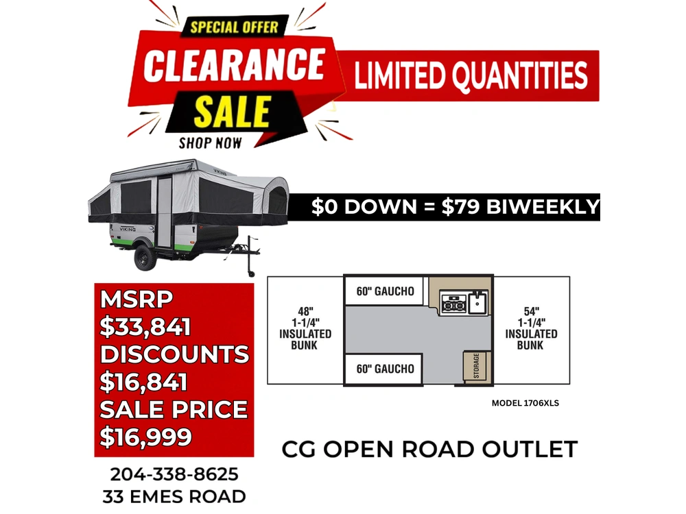 2023 Coachmen Viking Ls 1706xls alt