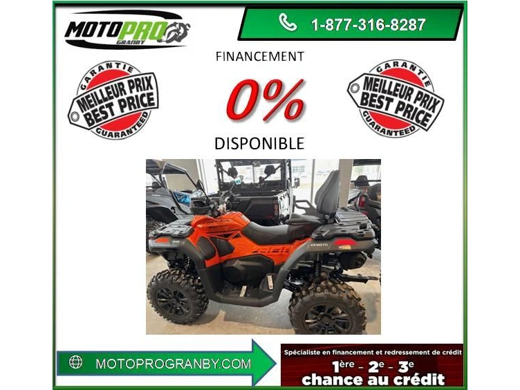Cfmoto Cforce 800 Xc Eps 2up Cforce800 2up Touring Vrai 2 Places Cforce 800 Eps 2025 alt