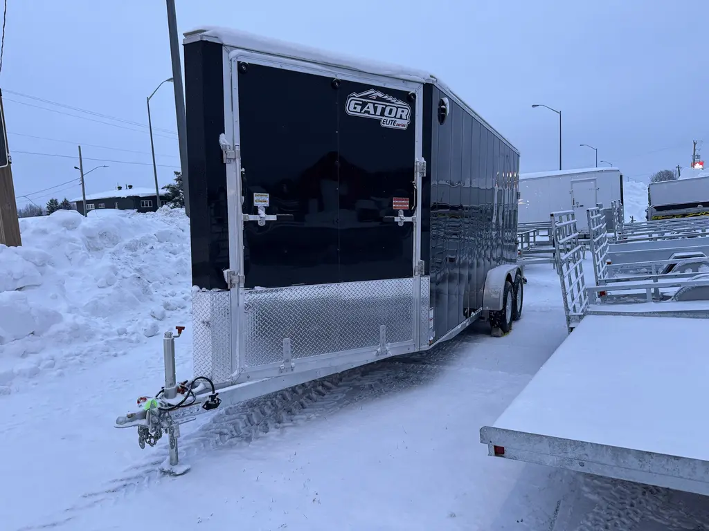 2025 Gator ELITE SNOW SERIES TRAILER,7X7X16,BLACK 