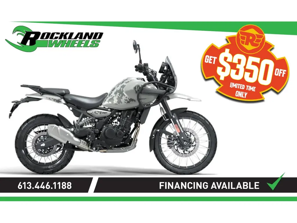 2026 Royal Enfield HIMALAYAN 450 - KAMET WHITE TUBELESS