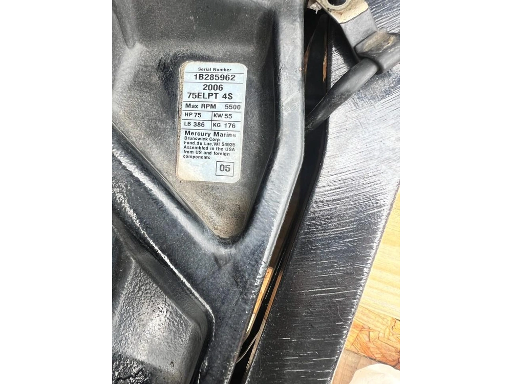 2006 Mercury 75 Hp alt