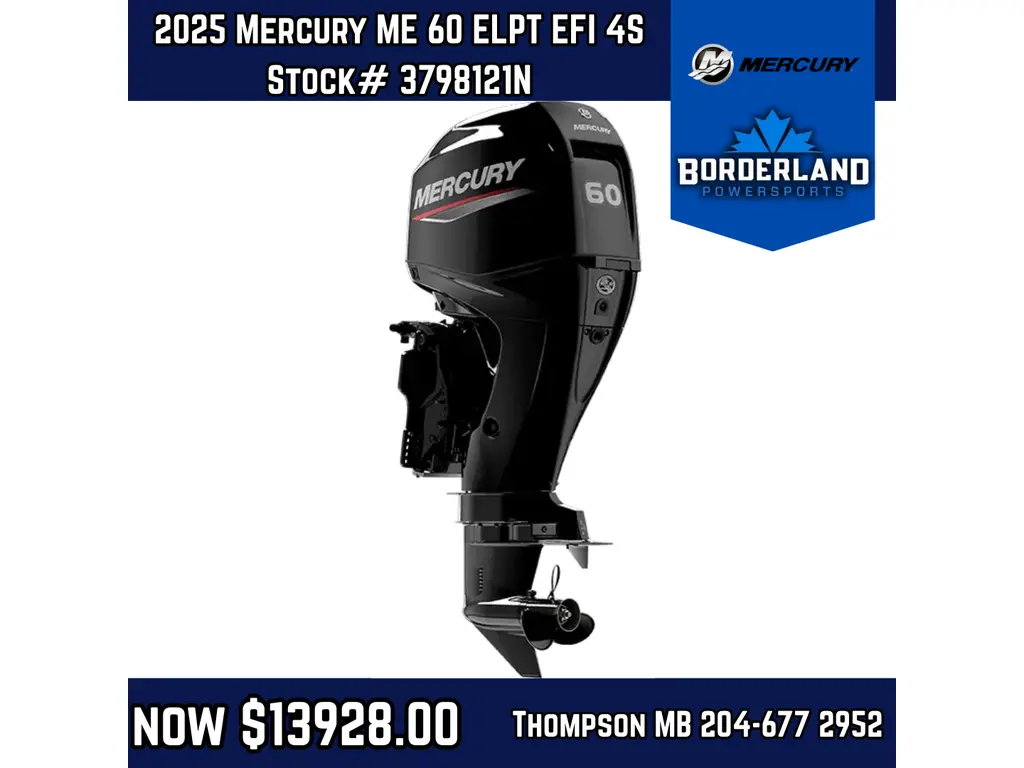 2025 Mercury ME 60 ELPT EFI 4S