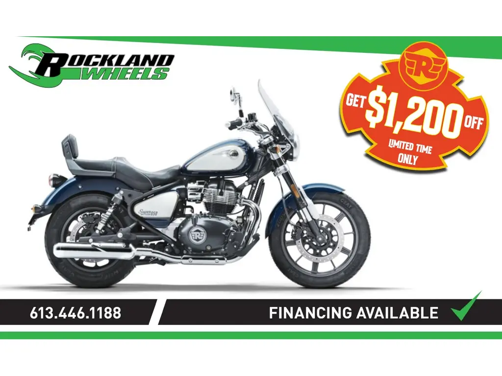 2024 Royal Enfield SUPER METEOR 650 - CELESTIAL BLUE 