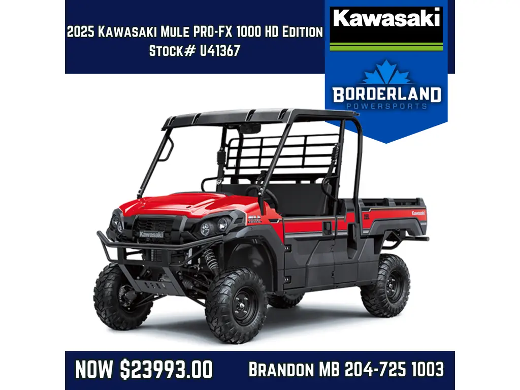 2025 Kawasaki Mule™ PRO-FX™ 1000 HD Edition 