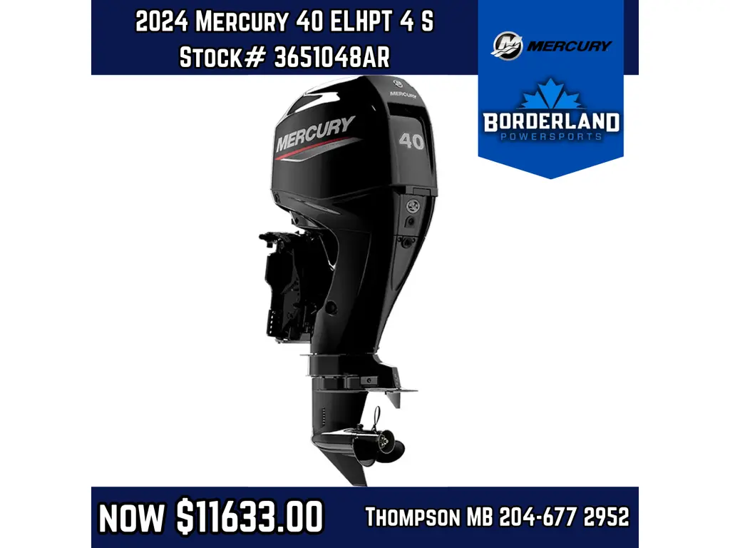 2024 Mercury 40 ELHPT 4 S 