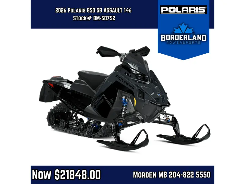2026 Polaris SNO-26 850 SB ASSAULT NRW 146 850 146