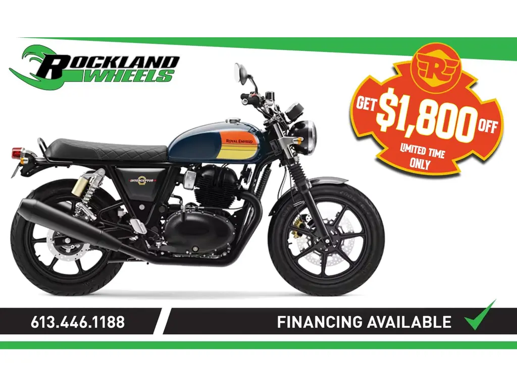 2024 Royal Enfield INTERCEPTOR 650 - BARCELONA BLUE 