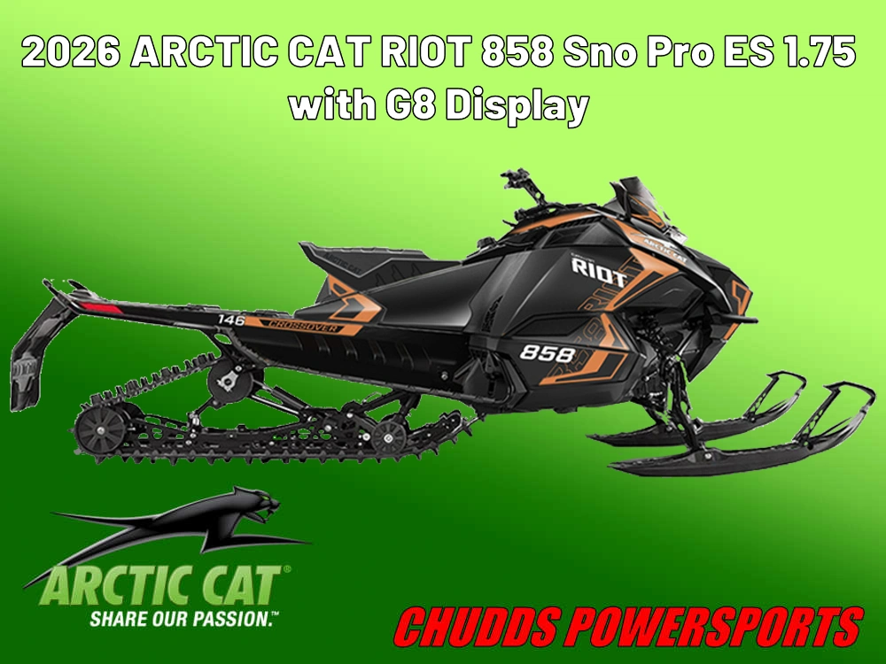 2026 Arctic Cat Riot 858 Sno Pro Es 1.75 With G8 Display alt