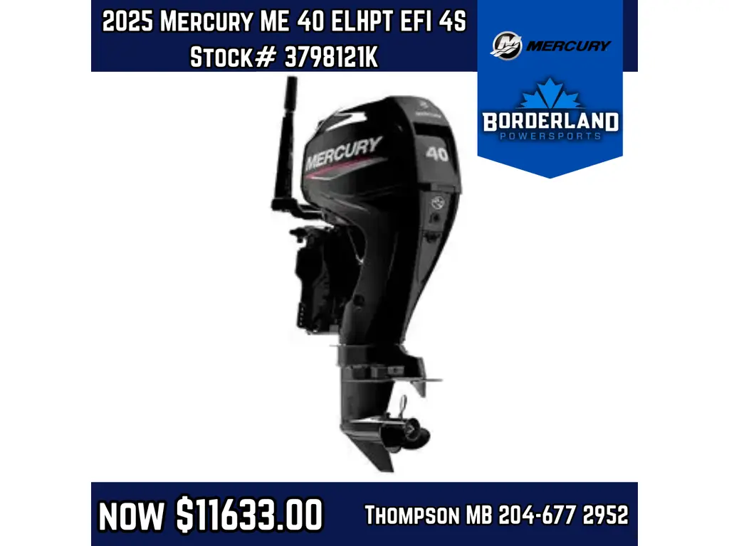 2025 Mercury ME 40 ELHPT EFI 4S 