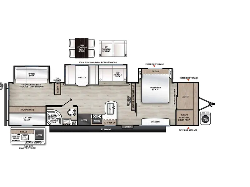 2026 Aurora by Forest River 34BHTS