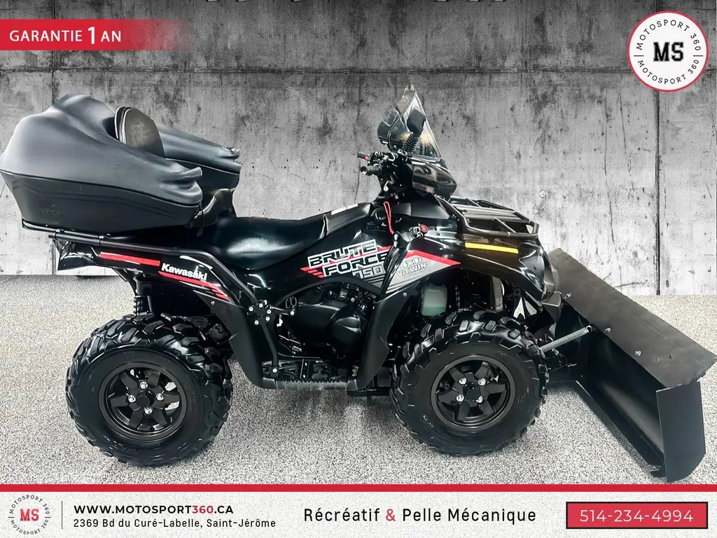 2023 Kawasaki BRUTE FORCE 750 EPS - SEULEMENT 160KM - IMPECCABLE !