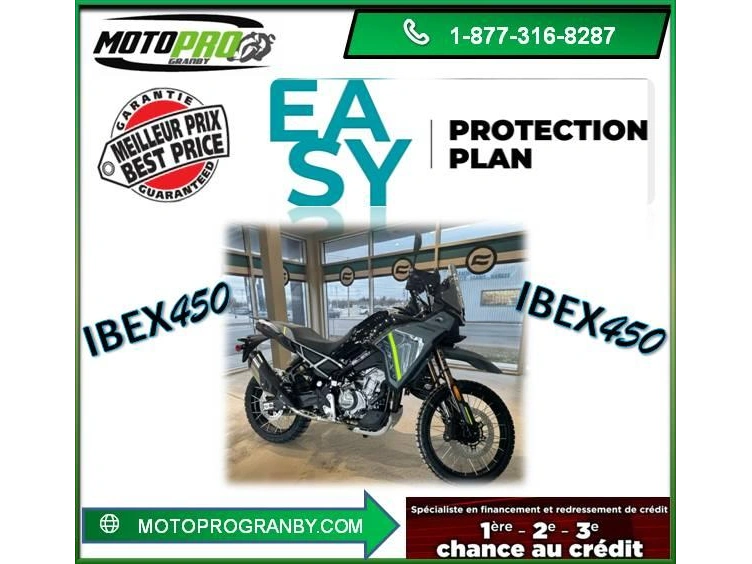 2026 Cfmoto Ibex 450 Ibex 450 Ibex450 Leger Semi Route Aventure alt