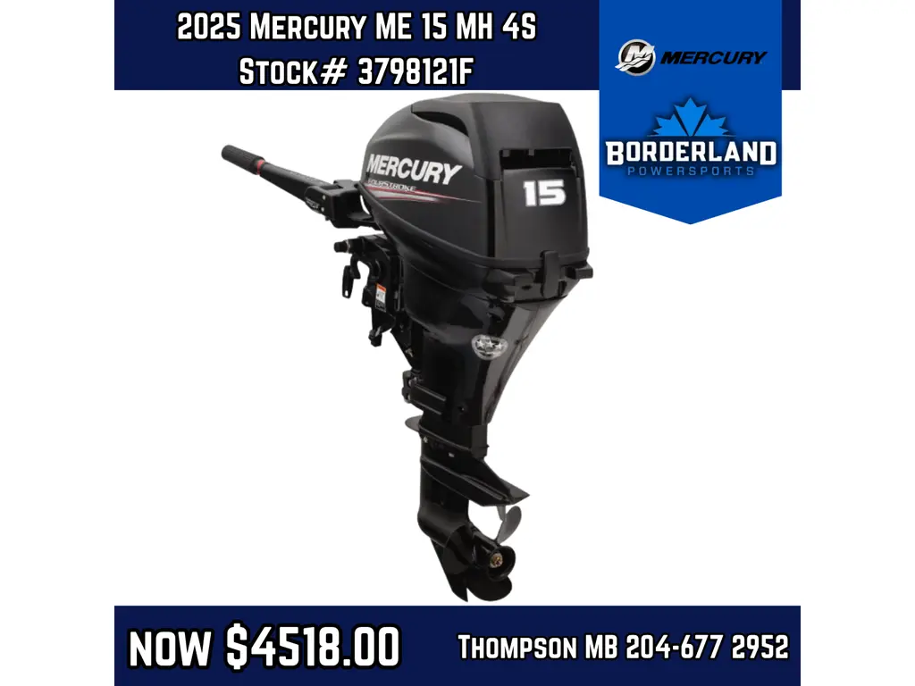 2025 Mercury ME 15 MH 4S