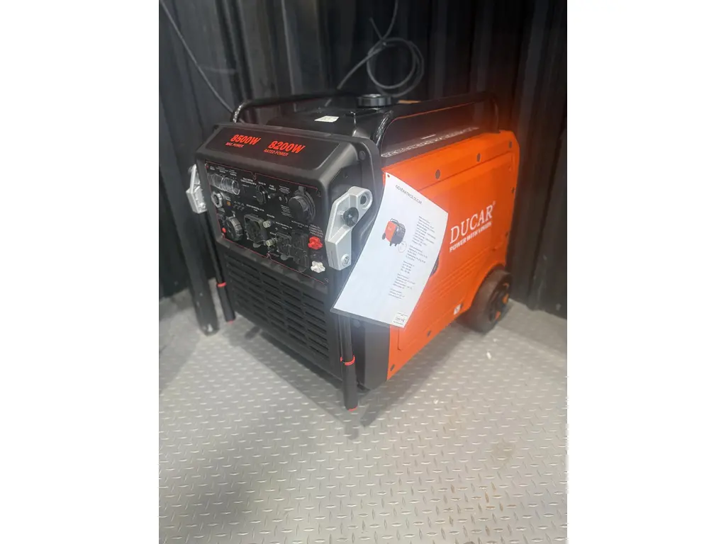 Ducar Inverter generator, 16 HP, remote start, dual-fuel 