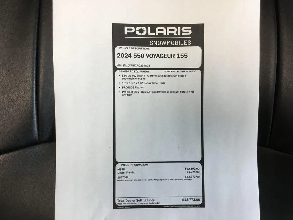 2024 Polaris 550 Voyageur 155 alt