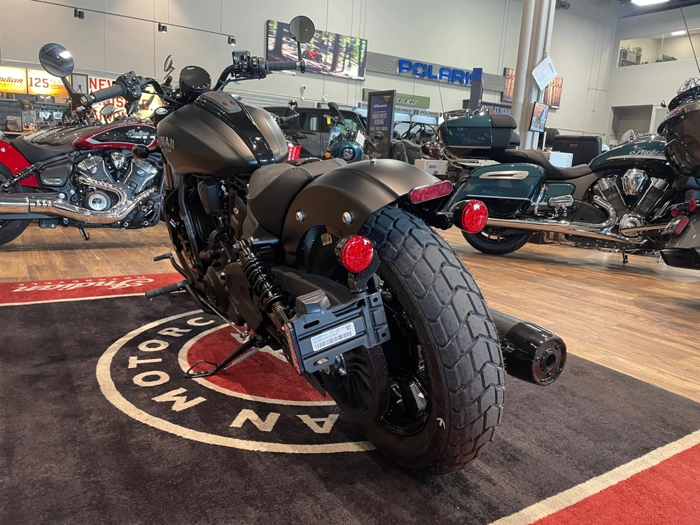 2026 Indian Motorcycle Scout Bobber Lt W/ Tech - Black Smoke alt