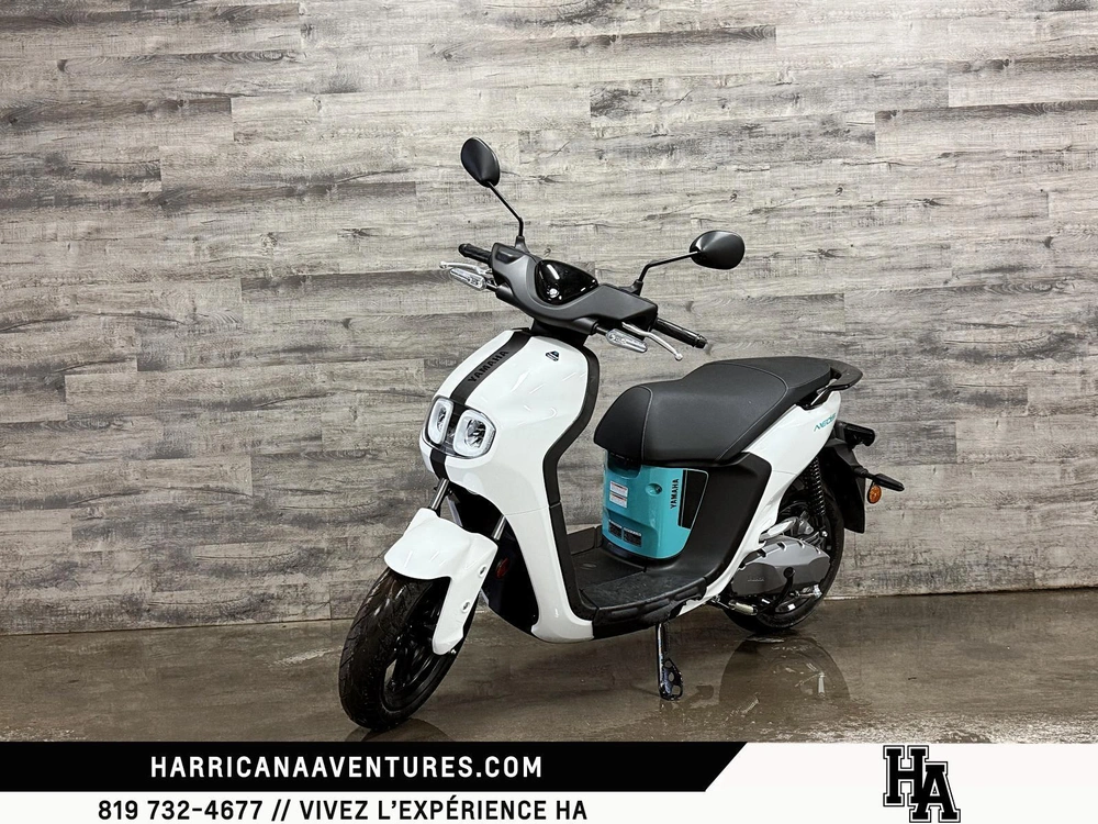 Yamaha Neo Scooter Electrique Blanc 2025 alt