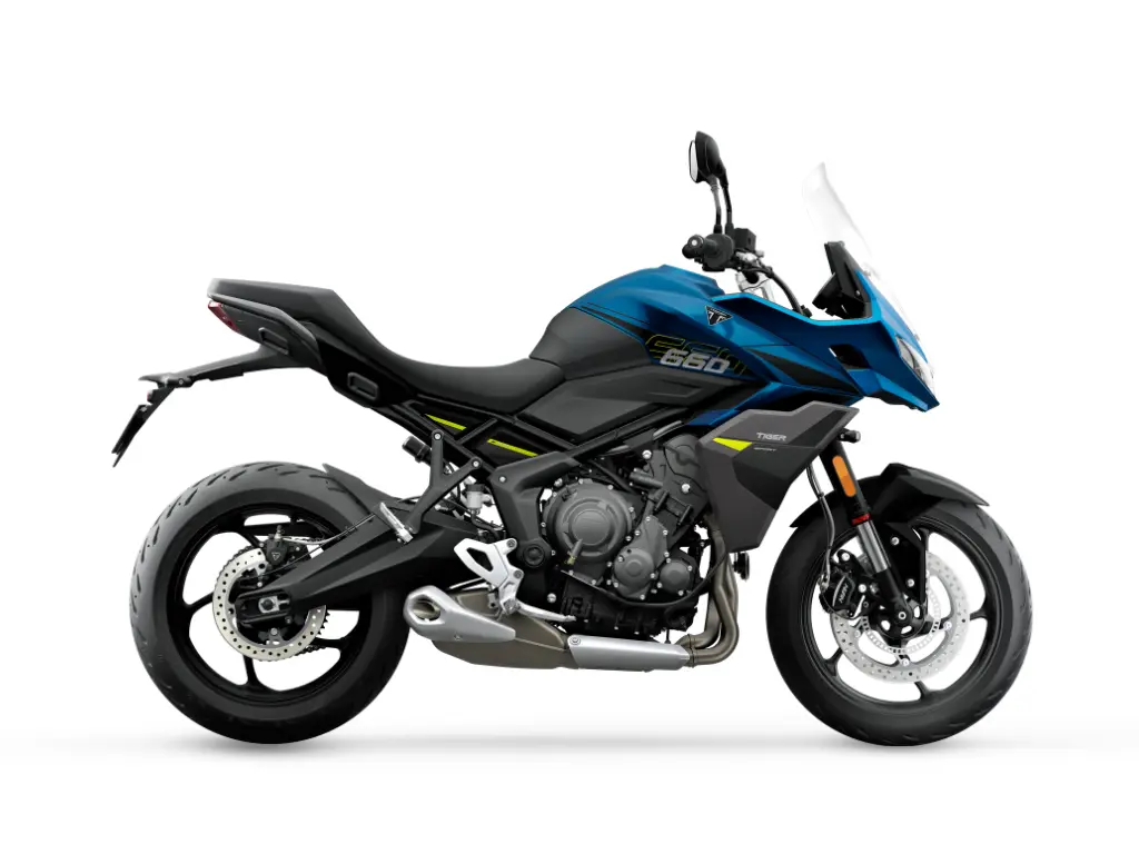 2026 Triumph Tiger Sport 660 // Interstellar Blue/Mineral Grey 