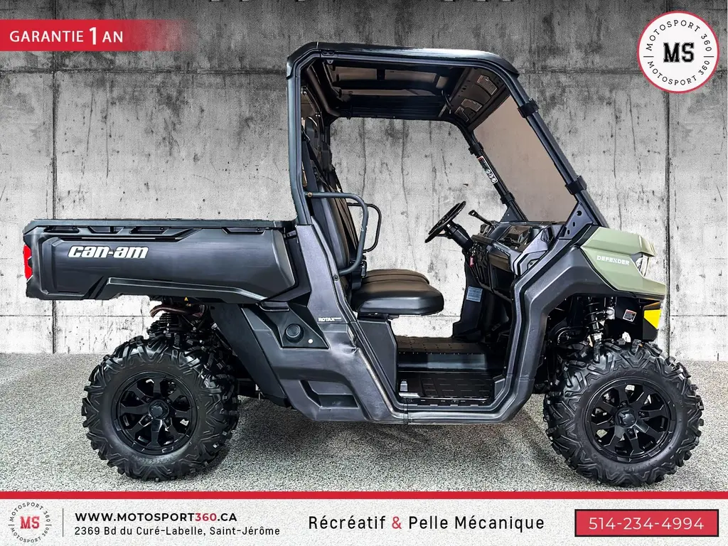 2021 Can-Am DEFENDER HD8 DPS BAS KILOMETRAGE TRÈS PROPRE !