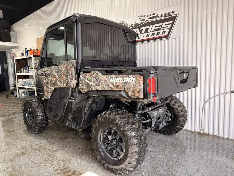 2025 Can-Am DEFENDER HD10 LIMITED CAB MOSSY OAK **BAS KILOMÉTRAGE!!** thumbnail 11