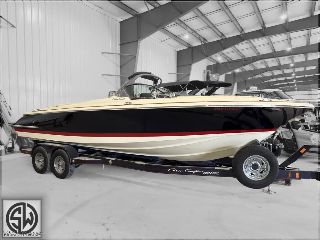 2024 Chris-Craft Launch 27 LJ Heritage Edition with 8.2L 380HP Mercury & Custom Trailer