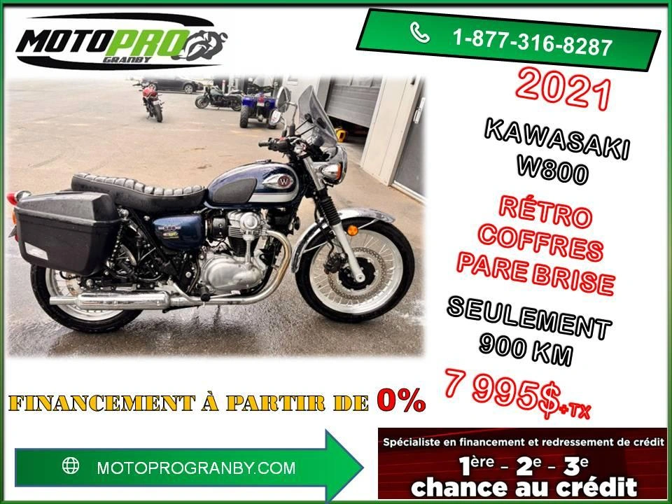 Kawasaki W800 W 800 Retro Classique W800 Impeccable 2021 alt
