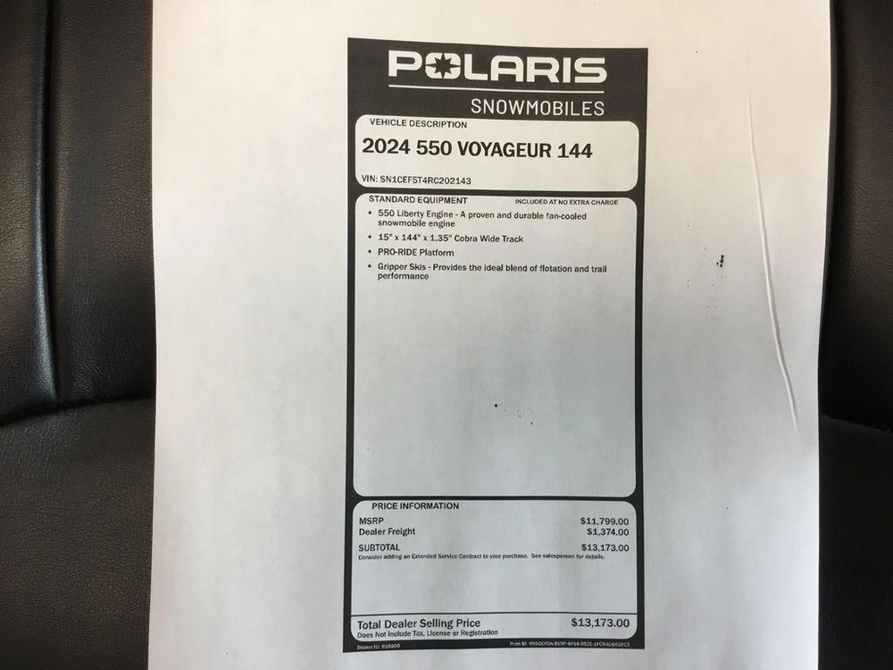 2024 Polaris 550 Voyageur 144 alt