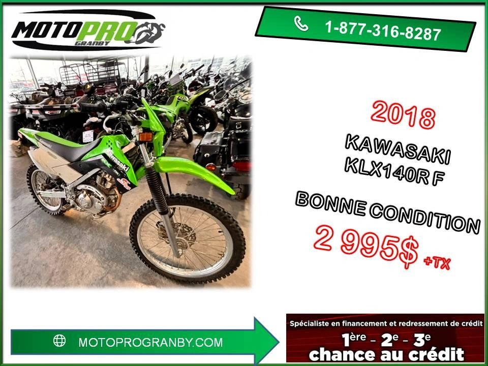 Kawasaki Klx140rf Klx 140r F 140r F 140rf 140 Rf R F Grandes Roues 2018 alt